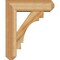Ekena Millwork Merced Craftsman Rough Sawn Bracket w/ Offset Brace, Western Red Cedar, 6"W x 18"D x 22"H BKT0604X18X22MRC04RWR - alternate 4